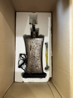 Brown Lamp And Black Shade