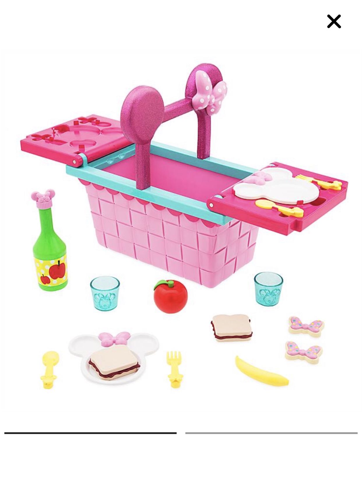 Minnie Mouse Picnic Basket Playset atelieryuwa.ciao.jp