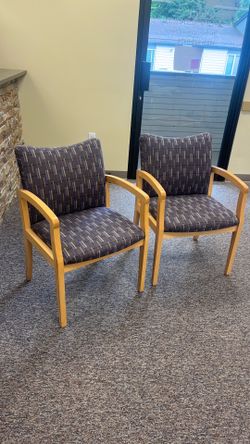Set of 4 Retro Reception / Accent Chairs - Commercial Grade!