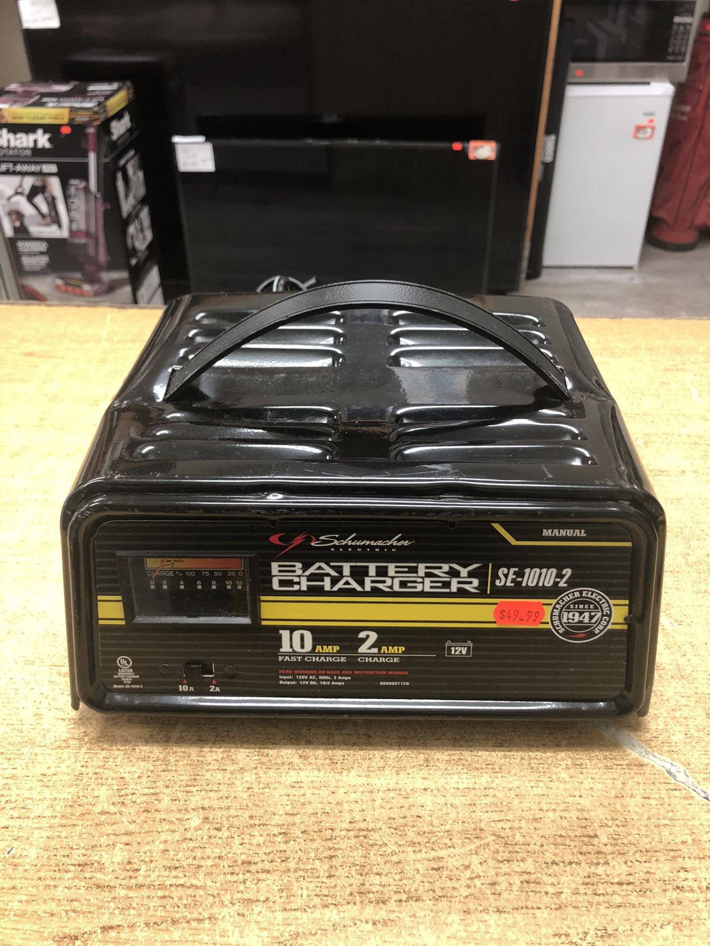 Schumacher SE-1010-2 10/2 Amp Manual Battery Charger
