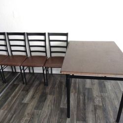 Table With 5 Chairs Dining Set