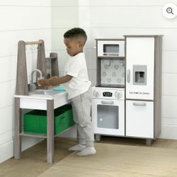 Play Kitchen Grey&white