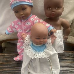 Dolls 8”in /11”in /13” in $4 Each