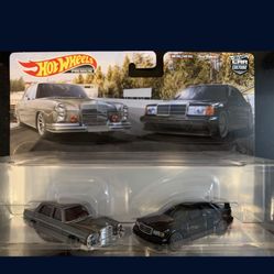 ホットウィール　2パック　メルセデスベンツ　280SEL　190E　2個セット Hot Wheels Car Culture Premium 2 Pack Mercedes-Benz 190 E 2.5-16