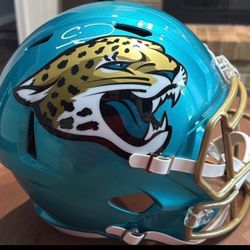 Jaguars Signed  Helmet 