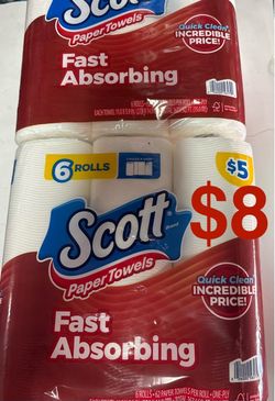 Scott Paper Towels 6-Roll Pack