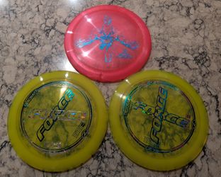 Brand New Discraft Big Z And Z Forces Misprint Disc Golf Discs