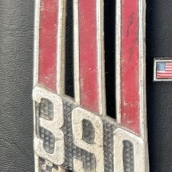 Ford Fairlane Galaxie 390 Emblem/Name Badge 1968-69 Logo OEM Original Vintage