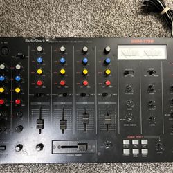 1980’s Radio Shack 4-ch 19” Rack Mount DJ Mixer