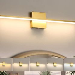 FENGKIOP LED VANITY LIGHT BATHROOM FIXTURE 24 INCH 18W DIMENSIONS 15.7"L X 2.36"W X 4.3"H