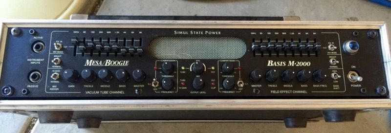 Mesa Boogie M2000 Basis Tube Bass Head with Footswitch