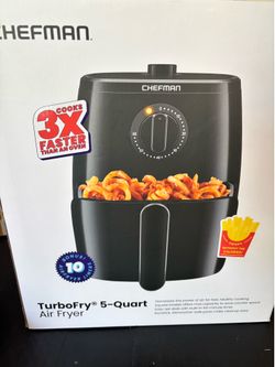 NEW Chefman TurboFry 5-Qt Air Fryer – Never Used