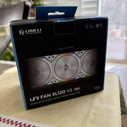 Lian Li Uni Fan SL120 V2 White 3 Pack