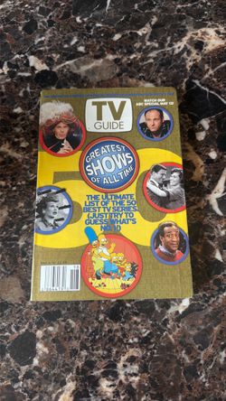 TV Guide Greatest Shows of All Time Issue