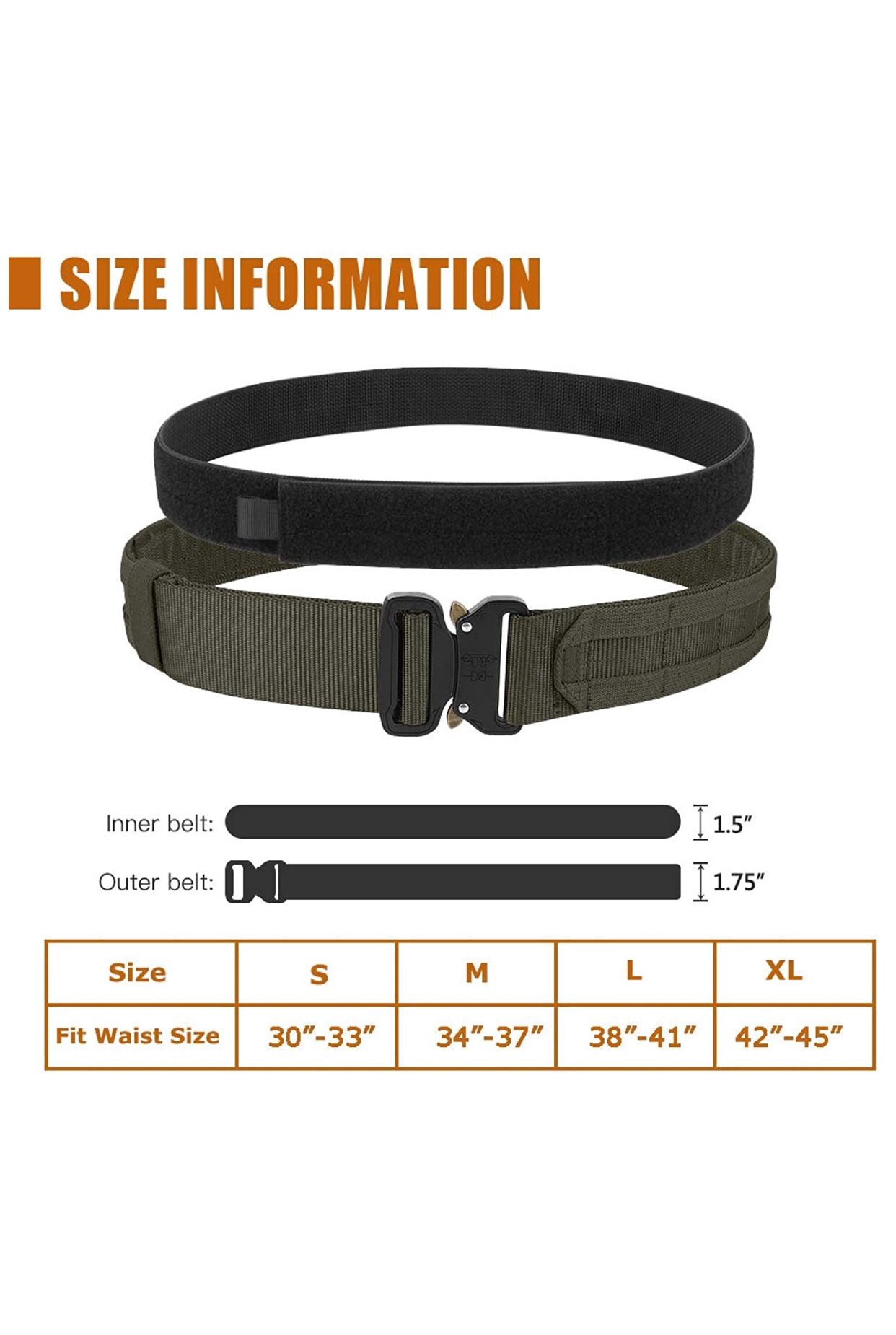 Tactical belt Krydex gear expert (small size)