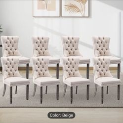 Dining Chairs Set Of 8 New 
