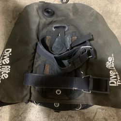 Dive rite trek wing bcd and harness