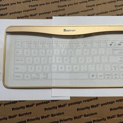 Bastron Wireless Glass Touch Smart Keyboard