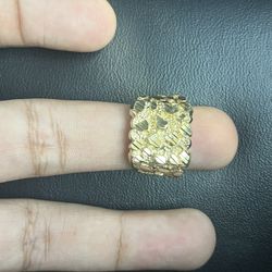 10k Gold Nugget Ring
