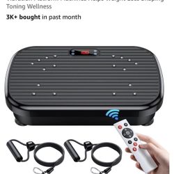 Vibration Plate Exercise Machine, Vibration Plate for Lymphatic Drainage 330 Lbs Capacity Whole Body Vibration Platform Machines Helps Weight Loss Sha