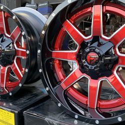 20x10 Fuel Offroad Wheels 6x139.7/6x135 Chevy Silverado and F150
