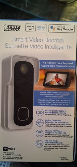 Feit Electric Smart Doorbell Surveillance 