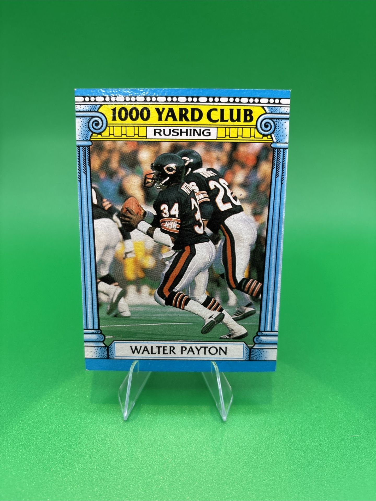 Walter Payton 1987 Topps 1000 YARD CLUB #7