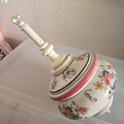 Vintage Porcelain  Rose Hanging Decor