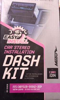 Car Stereo Installation Dash Kit