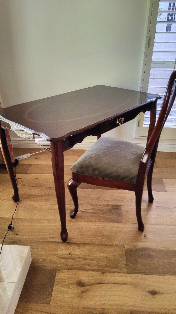 Cherry Desk And Chair