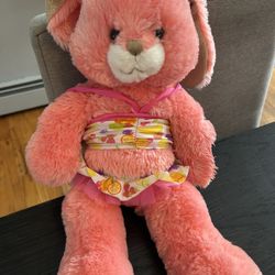 Pink bunny swimsuit stuffy 