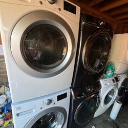 Kenmore Set Washer And Electric Dryer Front Load 27"W 30"D 38"H 