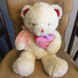 Adorable 20” Soft Plush Teddy Bear With Heart
