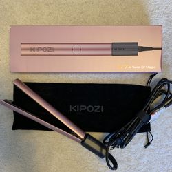 Kipozi 2 In 1 Hair Straightner & Curling Iron