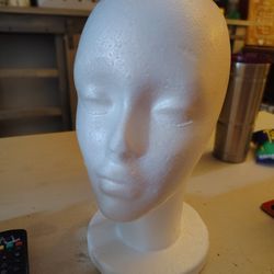 Styrofoam Mannequin Head