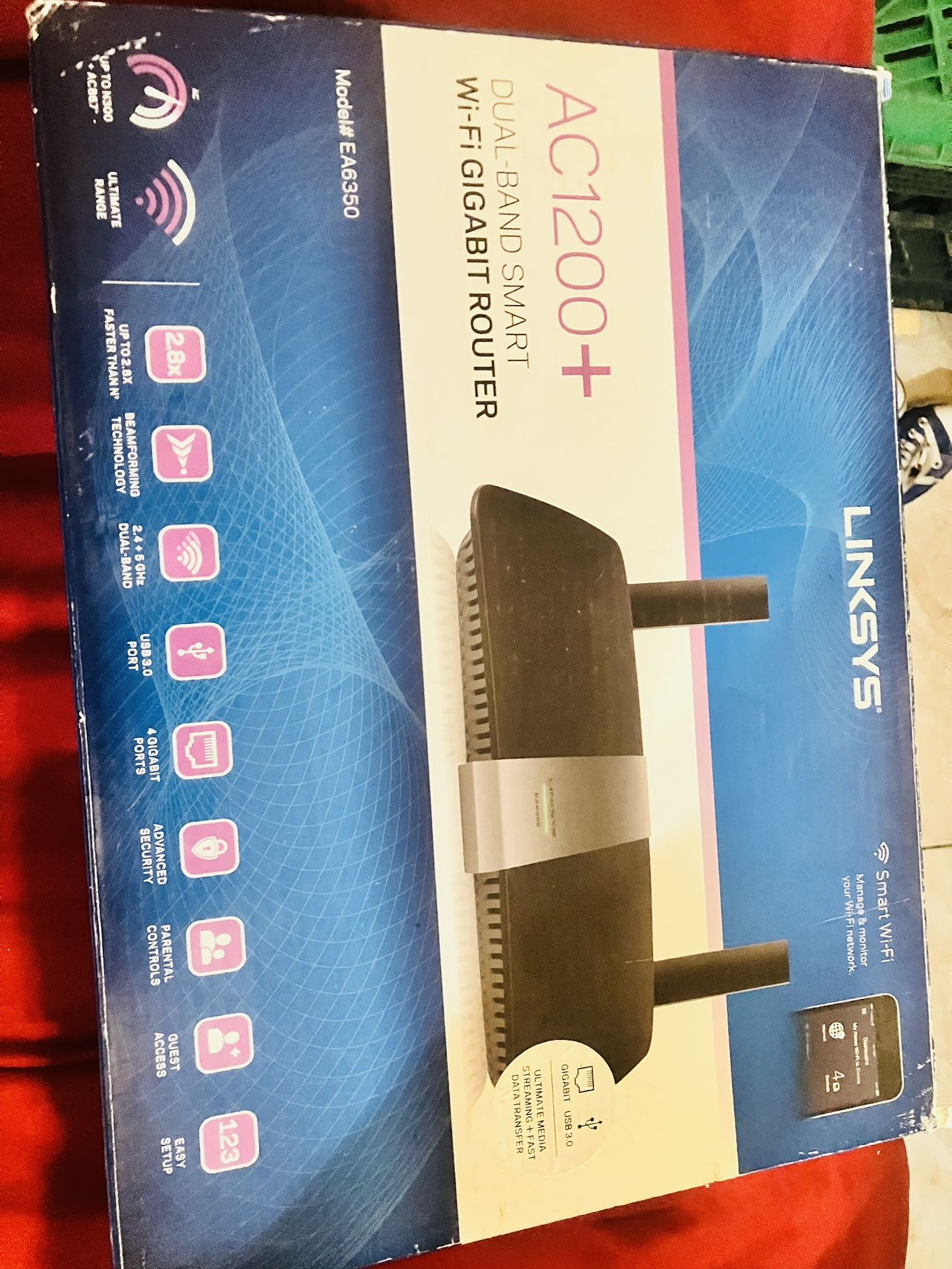 Linksysac1200+ Wi-fi Gigabit Router