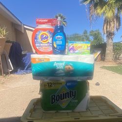 NEW Household Essentials Bundle – Tide Pods, Dawn, Gain, Bounty & Angel Soft – Great Value!