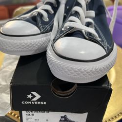 High Top Navy All Star Converse 13.5 Youth