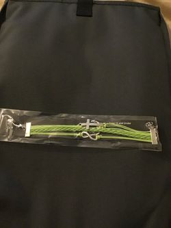 New leather charm bracelet