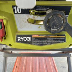 Ryobi 10” Table Saw w/ Stand – Lightly Used