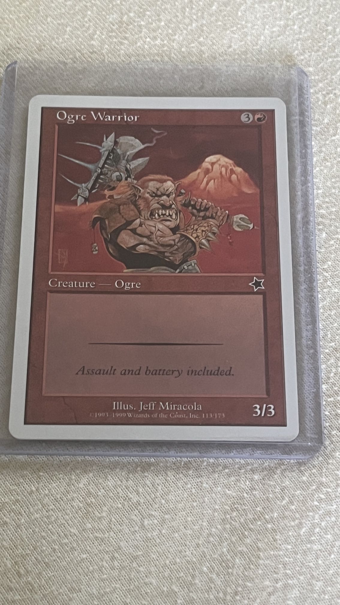 Ogre Warrior (113) Starter 1999 MTG Magic The Gathering