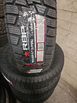 New set of tires rbp all terrain 285 75 16 lt