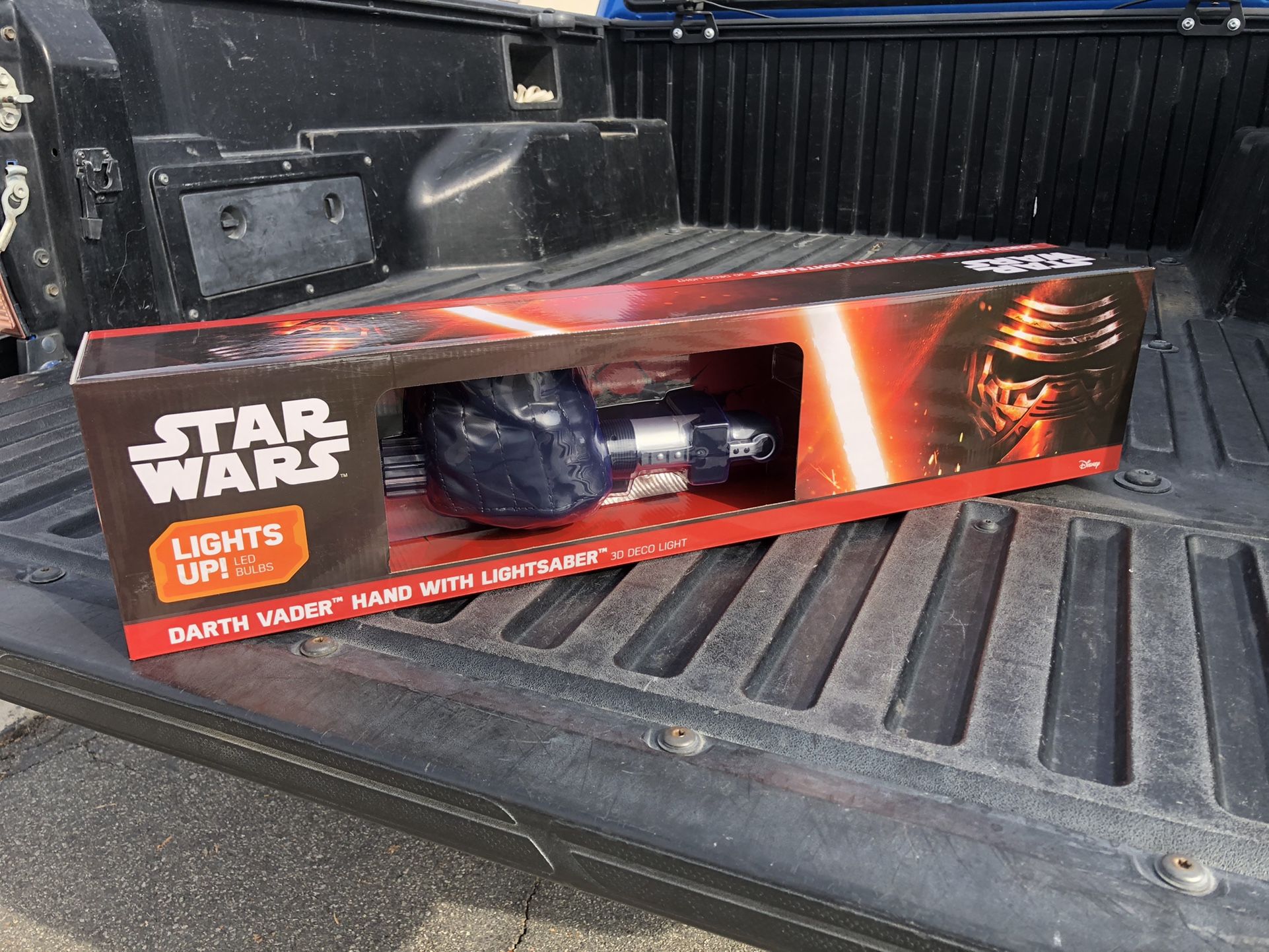 3DLightFX Star Wars Darth Vader Hand with Lightsaber 3D Deco Light