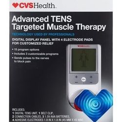 CVS Health Advanced TENS Targeted Muscle Therapy - New In Box