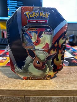 Pokemon Tin (Flareon V)