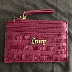 Juicy Couture Pink Card Case Wallet 