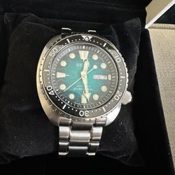 Seiko Special Edition Ocean Conservation Turtle Diver SRPH57 Turquoise Dial Automatic Watch