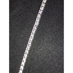 7” 4mm CZ Mystic Topaz Bracelet 925 Sterling Silver 