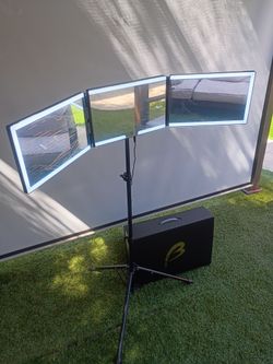 Mirror 🪞 tripod led lights