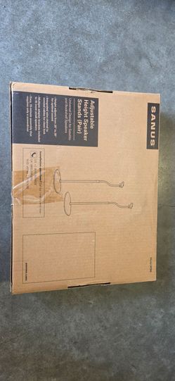 Sanus Adjustable Height Speaker Stands Pair